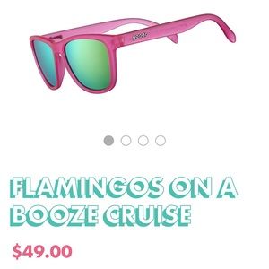 Goodr sunglasses - flamingos on a booze cruise